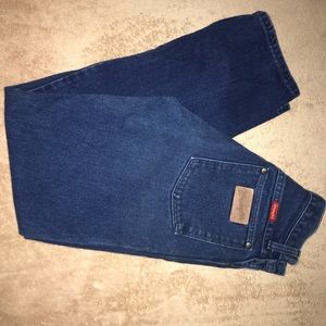 High waisted Wranglers